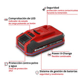 Batería Einhell Power X-Change Plus 18 V 3 Ah SEALED resistente al agua, imagen 4
