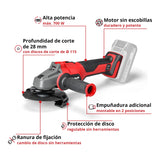 Minipulidora inalámbrica Einhell AXXIO 18/115 Q sin escobillas, imagen 3
