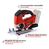 Sierra caladora inalámbrica Einhell TE-JS 18/80 Li, imagen 3