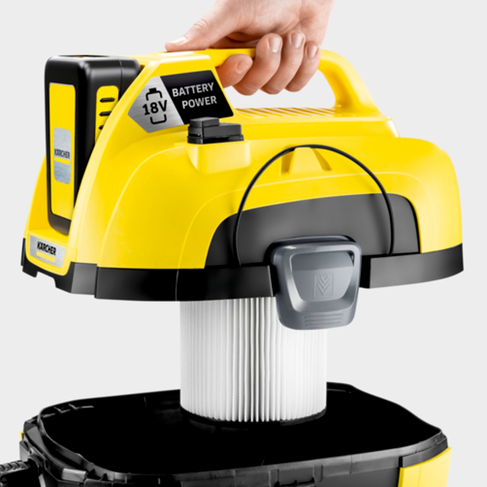 Aspiradora Kärcher WD 1 Compact Battery Set — imagen 2