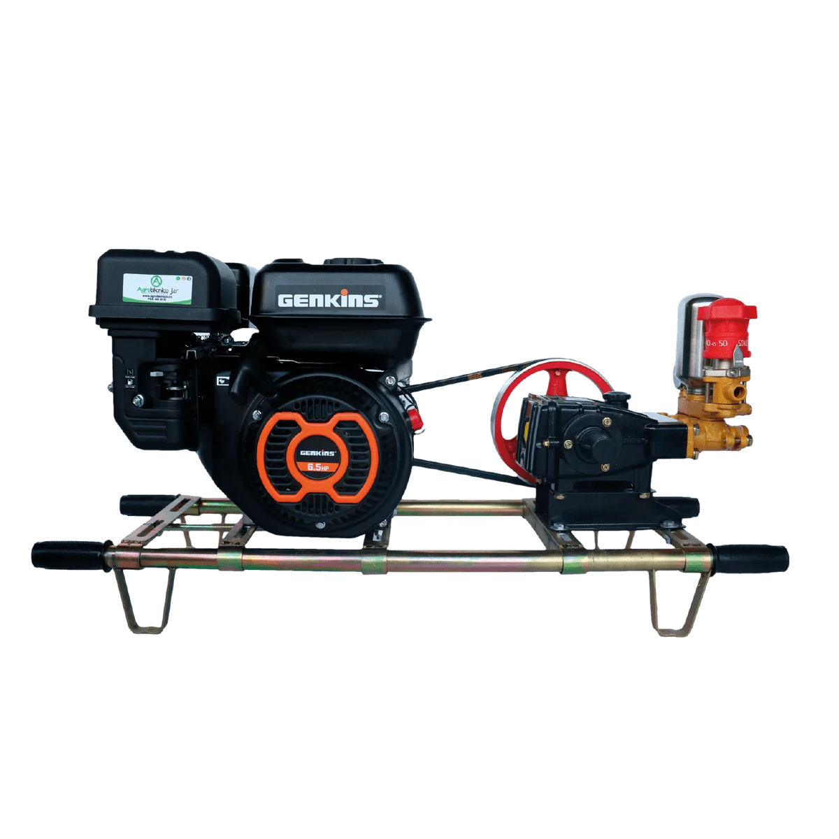 FUMIGADORA ESTACIONARIA GENKINS 6.5HP NARANJA PISTONES CERAMICOS