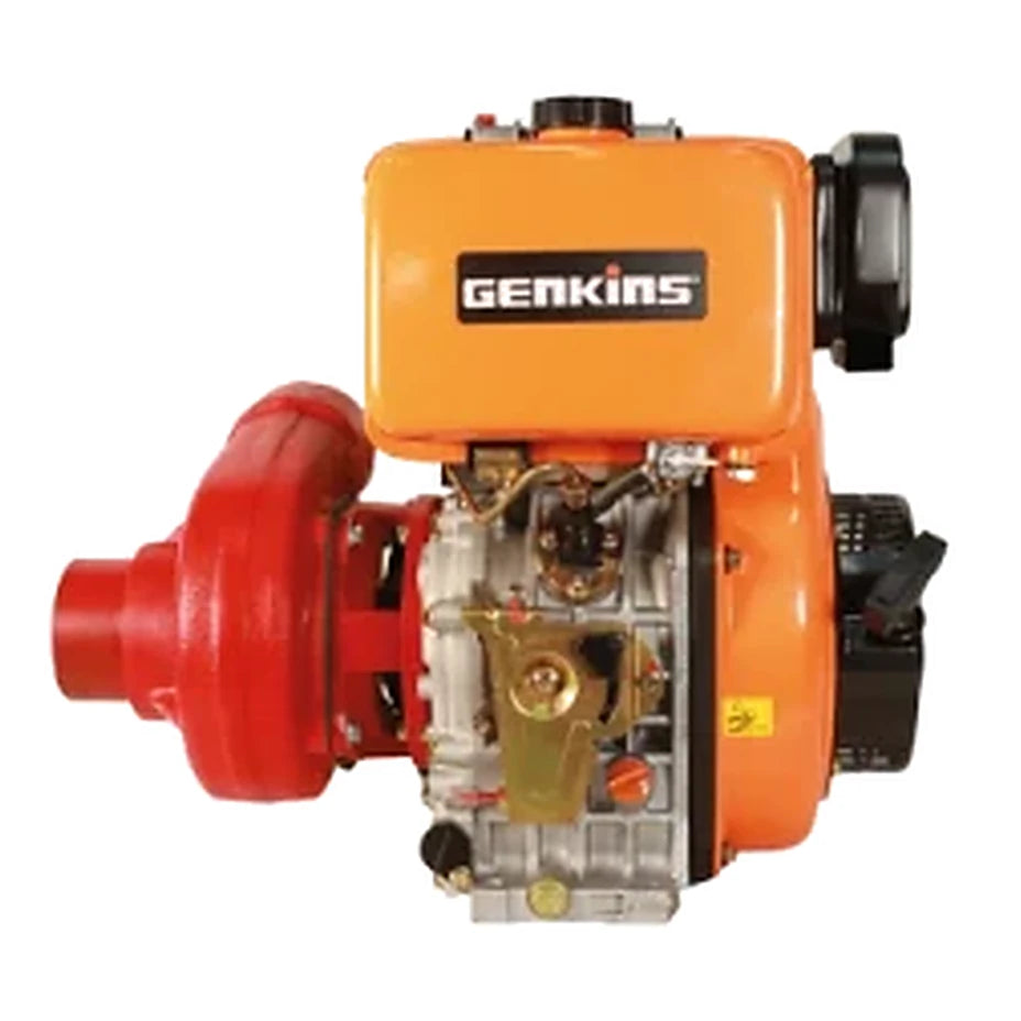 Motobomba de alta a diésel Genkins GKD178 6 HP 2" × 2"