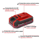 Batería Einhell Power X-Change Plus 18 V 4 Ah SEALED resistente al agua, imagen 4