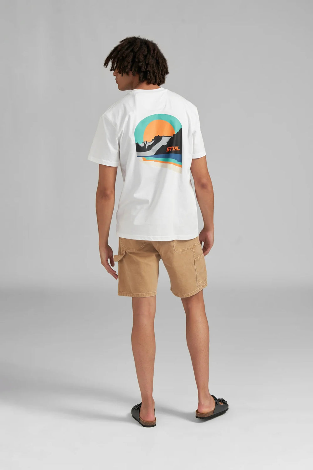 Camiseta STIHL Sunset blanca hombre — imagen 3 de 5