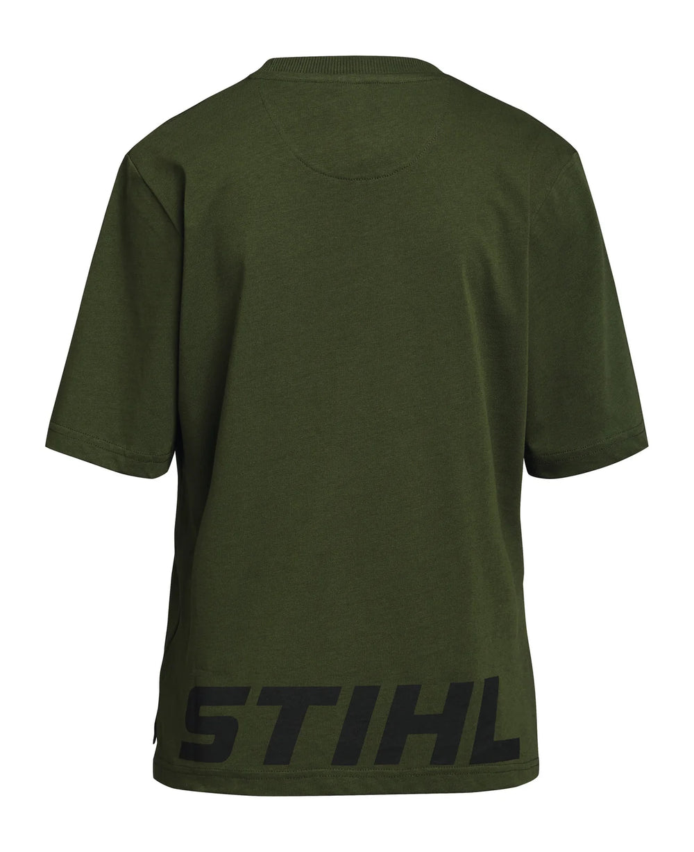 Camiseta STIHL Logo Back verde mujer — imagen 2 de 3