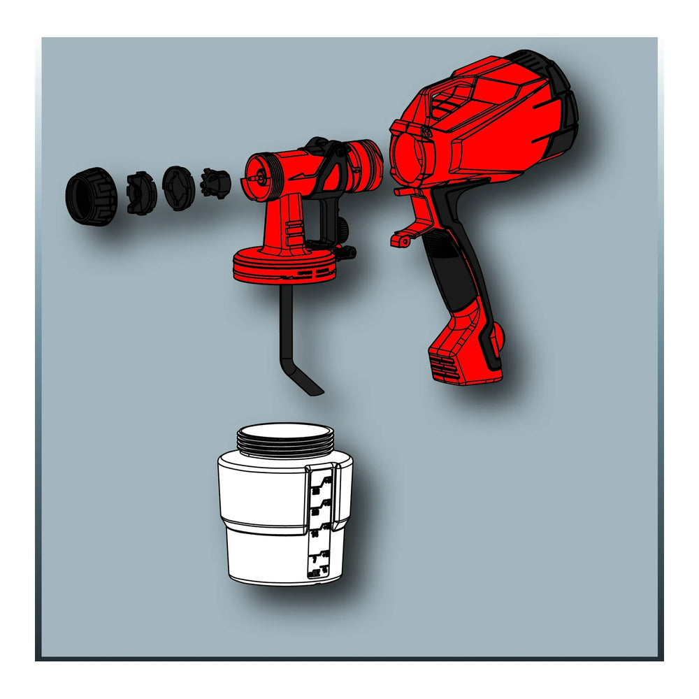 Pistola de pintar eléctrica Einhell TC-SY 500 S 500 W, imagen 5