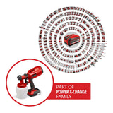 Pistola para pintar inalámbrica Einhell TC-SY 18/60 Li, imagen 2