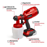 Pistola para pintar inalámbrica Einhell TC-SY 18/60 Li, imagen 3