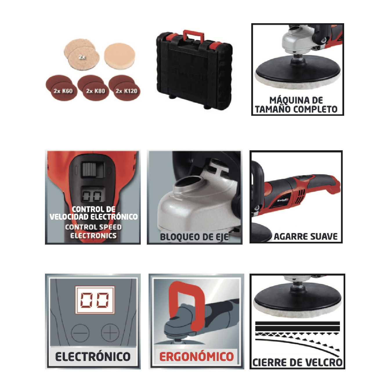 Polichadora 7" 1.100 WATTS