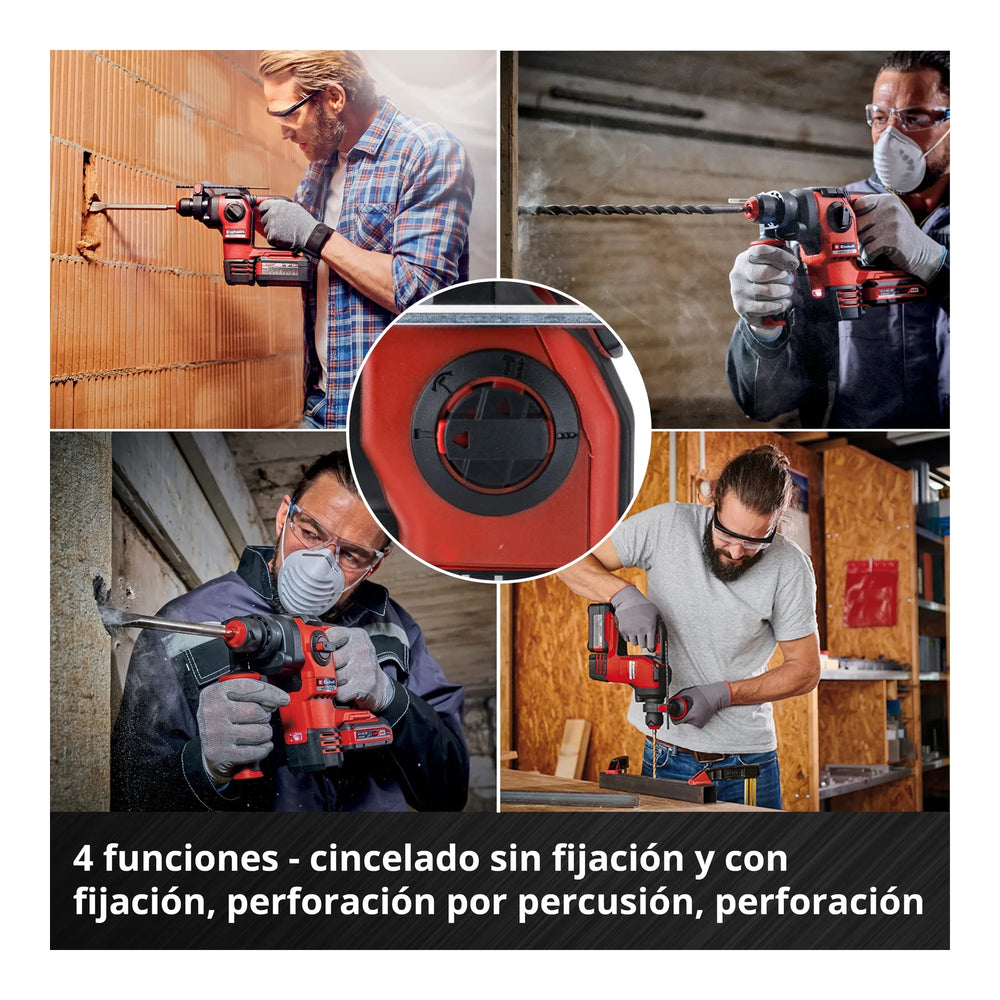 Rotomartillo inalámbrico Einhell HEROCCO 18/20 SDS Plus 2,2 J, imagen 6
