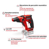 Rotomartillo inalámbrico Einhell TE-HD 18/12 Li SDS Plus 1,3 J, imagen 3