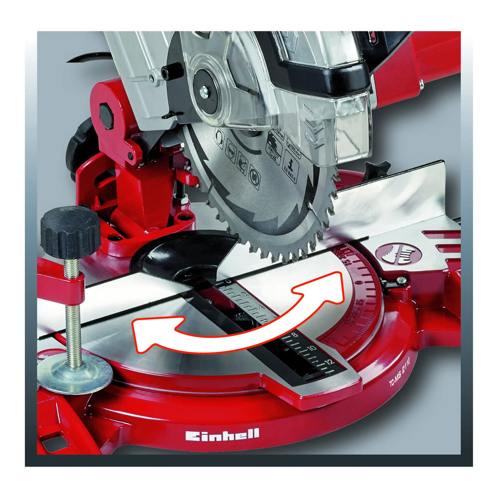 Sierra ingletadora Einhell TC-MS 2112 8" (210 mm), imagen 4