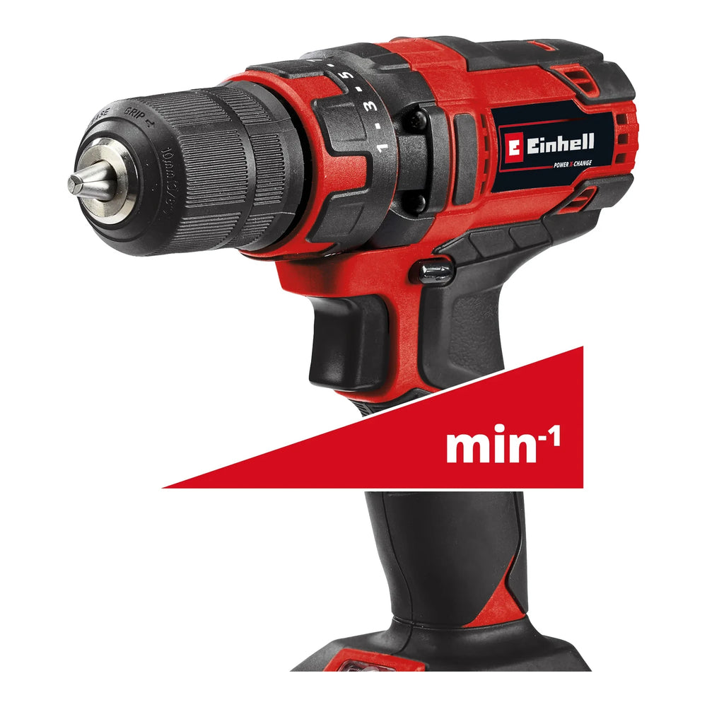 Taladro inalámbrico Einhell TC-CD 18/35 Li 3/8" con batería y cargador, imagen 5
